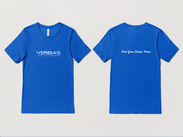 Woman's T-Shirt Find Your Dream Home Blue