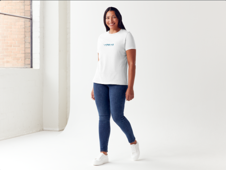 Woman's T-Shirt Find Your Dream Home White & Blue