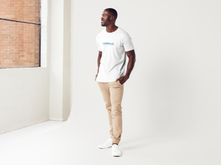 Men's T-Shirt Find Your Dream Home White & Blue